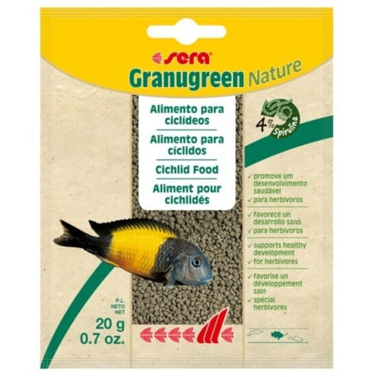 Sera Granugreen 20g - pamatbarība mazākām cihlīdām