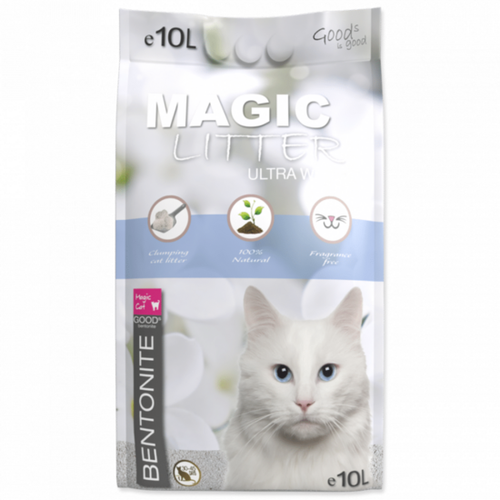 Magic Litter Bentonite Ultra White, 10 l