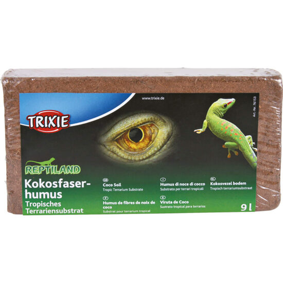 Trixie Coco soil, substrate, pressed, gives 9l - substrāts terārijam