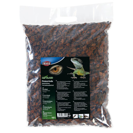 TRIXIE Pine bark, natural terrarium substrate, 10 l. :  Priežu mizas mulča.