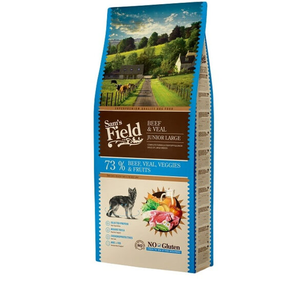 Sams Field DOG Fresh Beef&Veal JUNIOR LARGE 13 kg