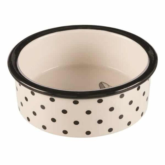 Trixie Zentangle ceramic bowl, 0.3 l/ø 12 cm - keramiskā bļoda kaķiem