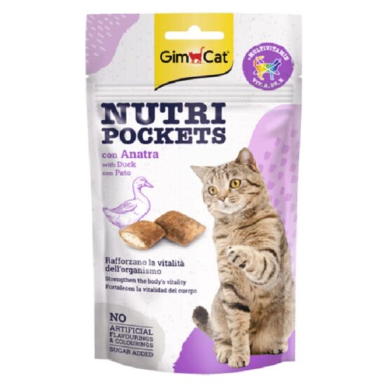 GimCat Nutri Pockets with Duck, 60gr