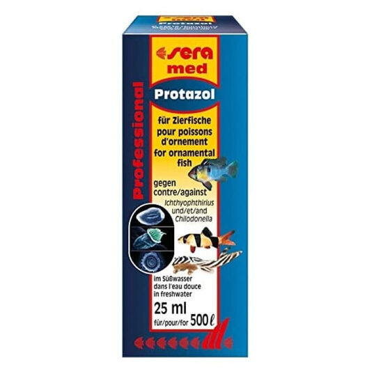 Sera Professional Protazol 25ml - līdzeklis pret visu veidu tārpiem akvārijā