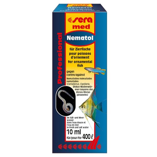 Sera Professional Nematol 10ml - līdzeklis pret visu veidu tārpiem akvārijā
