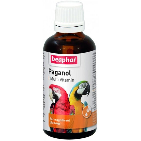 Beaphar Paganol, 50ml - vitaminizēta papildbarība putniem spalvu stiprināšanai