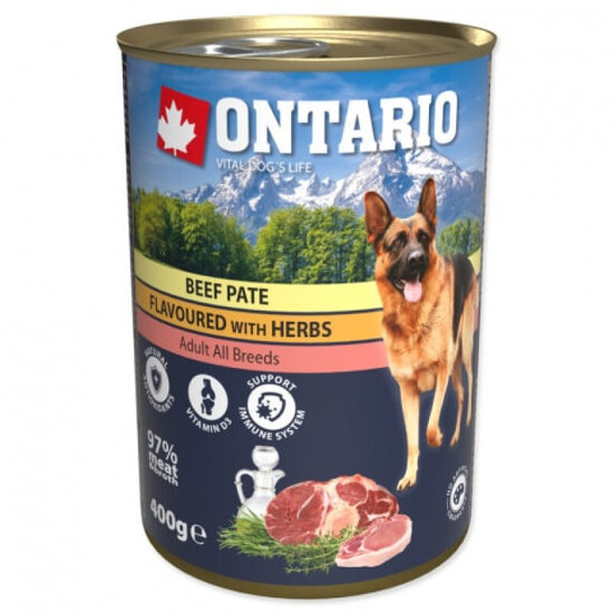 Ontario Dog Beef Pate with Herbs 400 gr