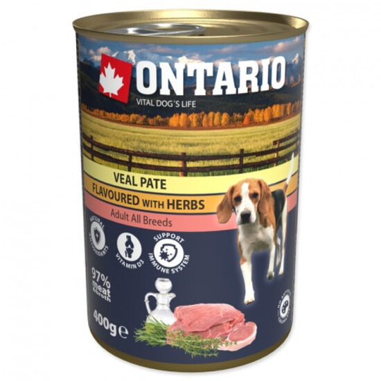 Ontario Dog Veal Pate with Herbs 400 gr