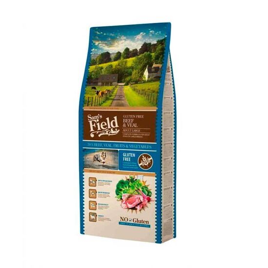Sams Field DOG GF Adult Large Beef and Veal 13kg