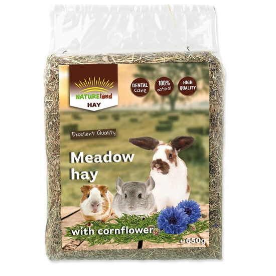 Nature Land Meadow hay with Cornflower 650gr
