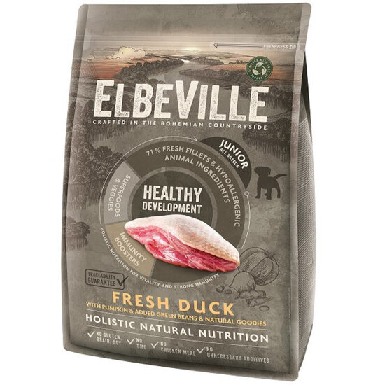 ELBEVILLE Puppy and Junior All Breeds Fresh Duck Healthy Development 4 kg
