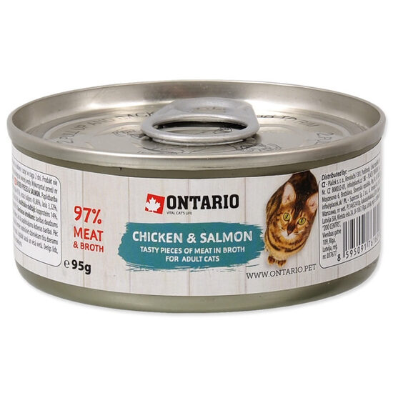 Ontario Chicken Pieces+Salmon 95g