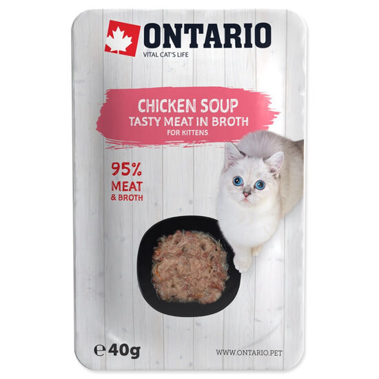 Ontario Soup Kitten Chicken, Carrot with Rice, 40g