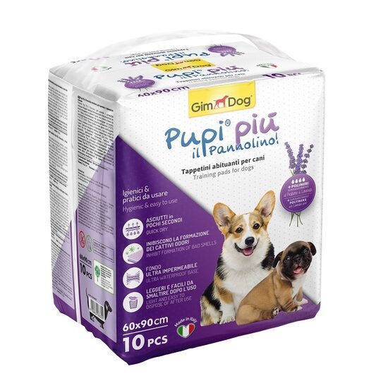 Gimborn Dog PUPI PIU TRAINING PADS WITH LAVENDER 60X90cm. 10gab