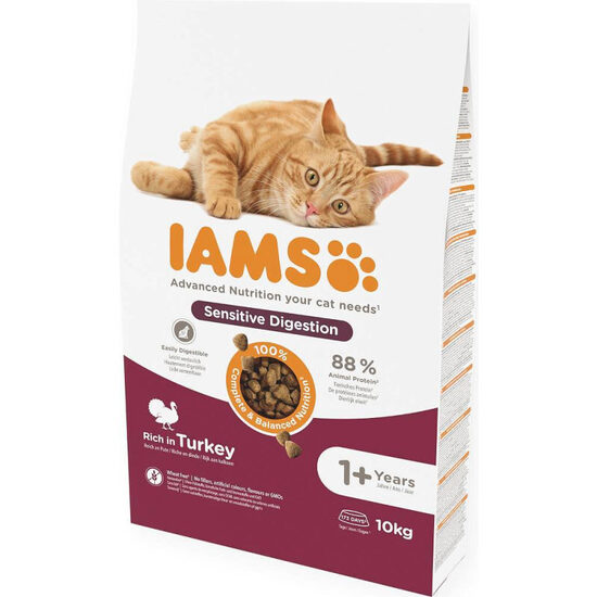  IAMS CAT Advanced Nutrition Sensitive Digestion Turkey 10 kg