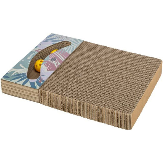 Trixie Scratching cardboard with toys, 38 x 5 x 30 cm