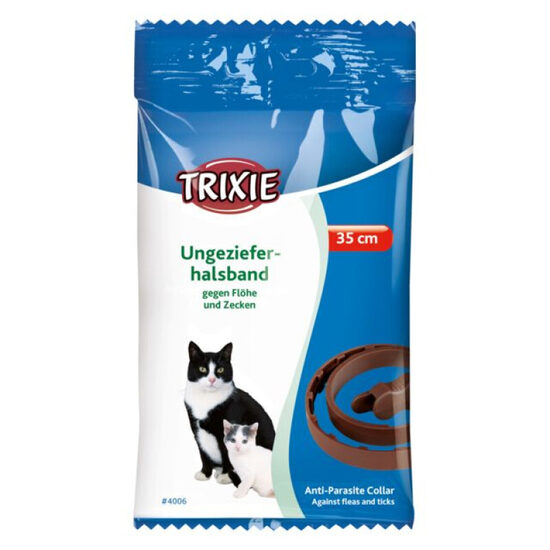 Trixie Natural Flea and Tick Collar 35 cm - kakla siksna kaķiem pret blusām, ērcēm