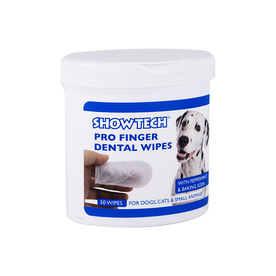 Show Tech Pro Finger Dental Wipes, 50 pcs - finger wipes for teeth cleaning