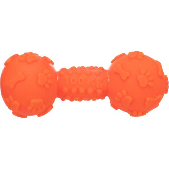 Trixie Dumbbell with sound 15cm - vinila rotaļlieta ar skaņu suņiem