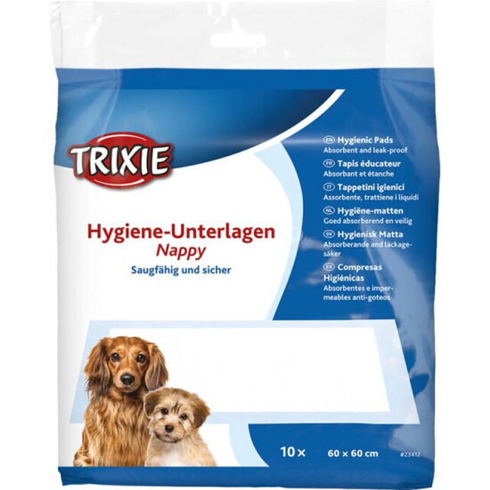Trixie Nappy Puppy Pad, 60 x 60 cm, 10 gab