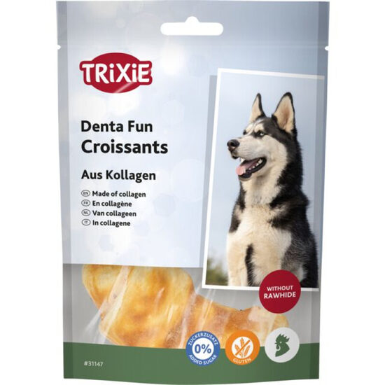 rixie Denta Fun Croissants, collagen with chicken, 2 gab./8cm/80g
