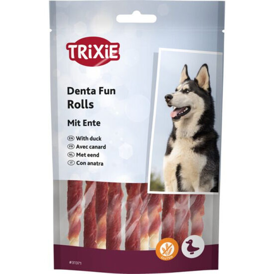 Trixie Chewing Rolls with Duck 12cm, 10gab., 80g.