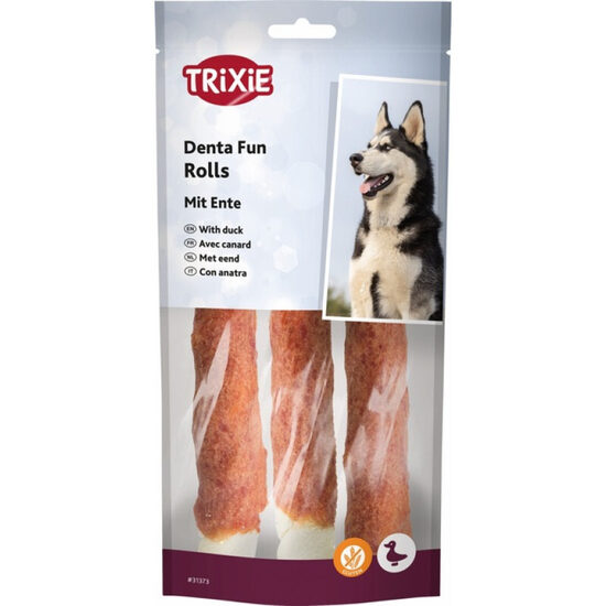 Trixie Chewing Rolls with Duck 17cm, 3gab., 140g.