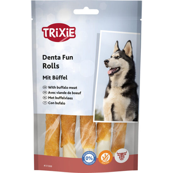 Trixie Denta Fun chewing sticks, buffalo, 12cm, 5gab/70g
