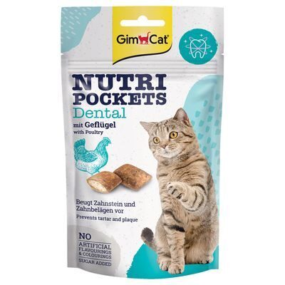 GimCat Nutri Pockets Cat Dental 60g