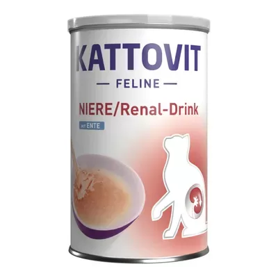 Kattovit Feline Niere/Renal - Drink mit Ente 135 ml (ar pīli)