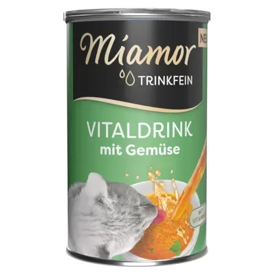 Miamor Trinkfein Vitaldrink Gemüse / Vegetables 135 ml (ar dārzeņiem)