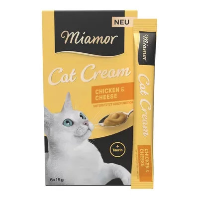 Miamor Cat Cream Chicken & Cheese 6*15g
