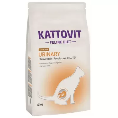 Kattovit Urinary Huhn 4kg (ar vistas gaļu) 