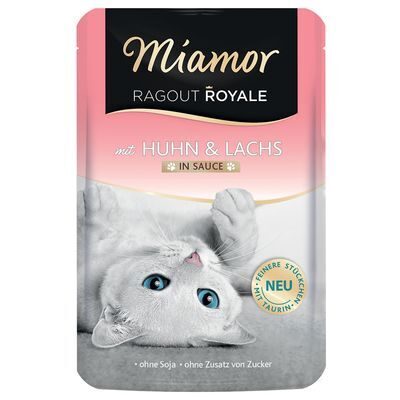 Miamor Ragout Royale Chicken&Salmon 100g - konservi kaķiem ar vistu un lasi