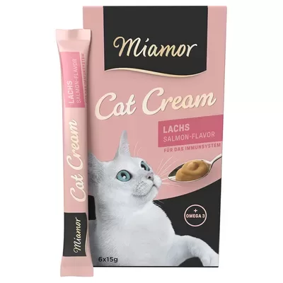 Miamor Cat Cream Lachs / Salmon 6*15g (ar lasi)