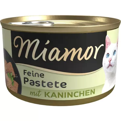 MIAMOR pastete Kaninchen 85g (ar trusi)
