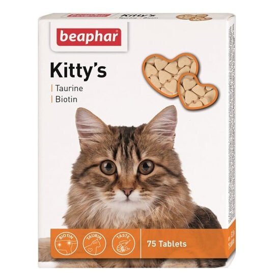  Beaphar KITTY'S + Taurine + Biotin, 75tab