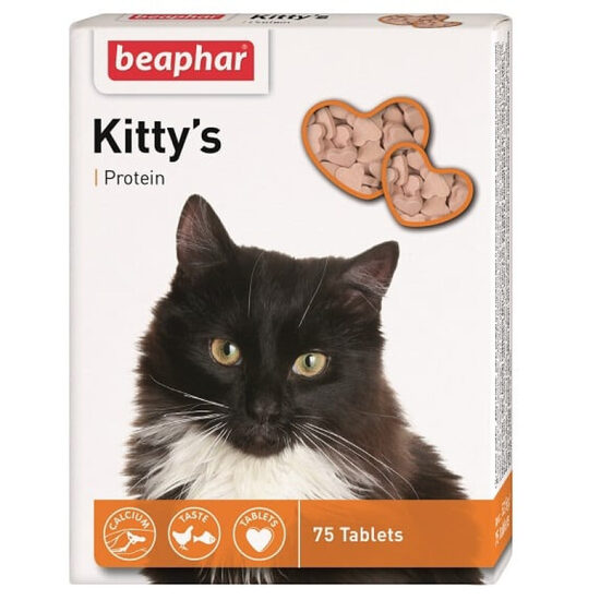  Beaphar KITTY'S + Protein (Fish), 75tab.