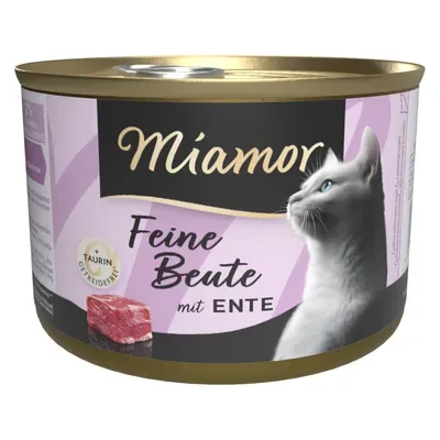 MIAMOR Feine Beute Ente 185g - konservi kaķiem ar pīles gaļu