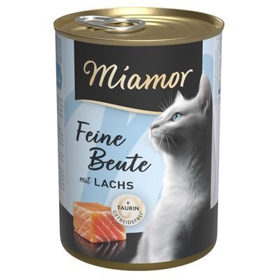 MIAMOR Feine Beute Lachs 400g - konservi kaķiem ar laša gaļu