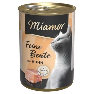 MIAMOR Feine Beute Huhn 400g - konservi kaķiem ar vistas gaļu