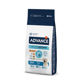 ADVANCE DOG MAXI ADULT 18KG - sausā barība lielo šķirņu pieaugušiem suņiem (vista un rīsi)