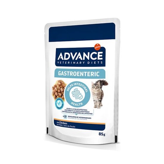 ADVANCE VETERINARY DIETS CAT GASTROENTERIC 85G - diētiskā barība kaķiem ar gremošanas trakta problēmām