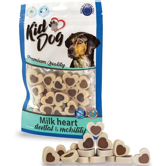 KIDDOG Dental Mobility Hearts 80g - gardums suņiem zobu un locītāvu veselībai