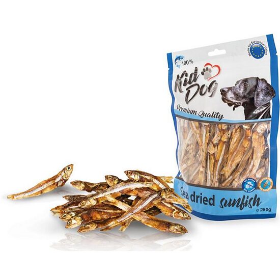 KIDDOG Sea Dried Sunfish 250g - лакомство для собак