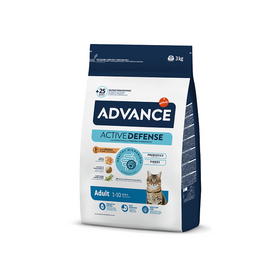 ADVANCE CAT ADULT CHICKEN 3KG - sausa barība pieaugušiem kaķiem, ar vistu un rīsiem