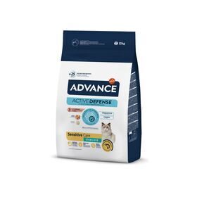 ADVANCE CAT SENSITIVE STERELIZED SALMON 10KG -  sausā barība pieaugušiem sterilizētiem kaķiem ar jūtīgu gremošanas sistēmu 