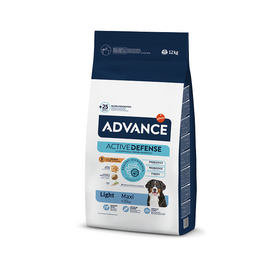 ADVANCE DOG ADULT MAXI LIGHT 12KG - sausā barība pieaugušiem lielo šķirņu suņiem (+30 kg) ar tendenci pieņemties svarā