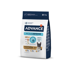 ADVANCE DOG FRENCH BULLDOG 7,5KG - sausā barība  Franču Buldogu šķirnes suņiem. Ar pīli un rīsiem.