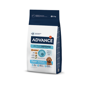 ADVANCE DOG PUPPY MEDIUM 12KG - VIDĒJO ŠĶIRŅU KUCĒNIEM (VISTA AR RISIEM)